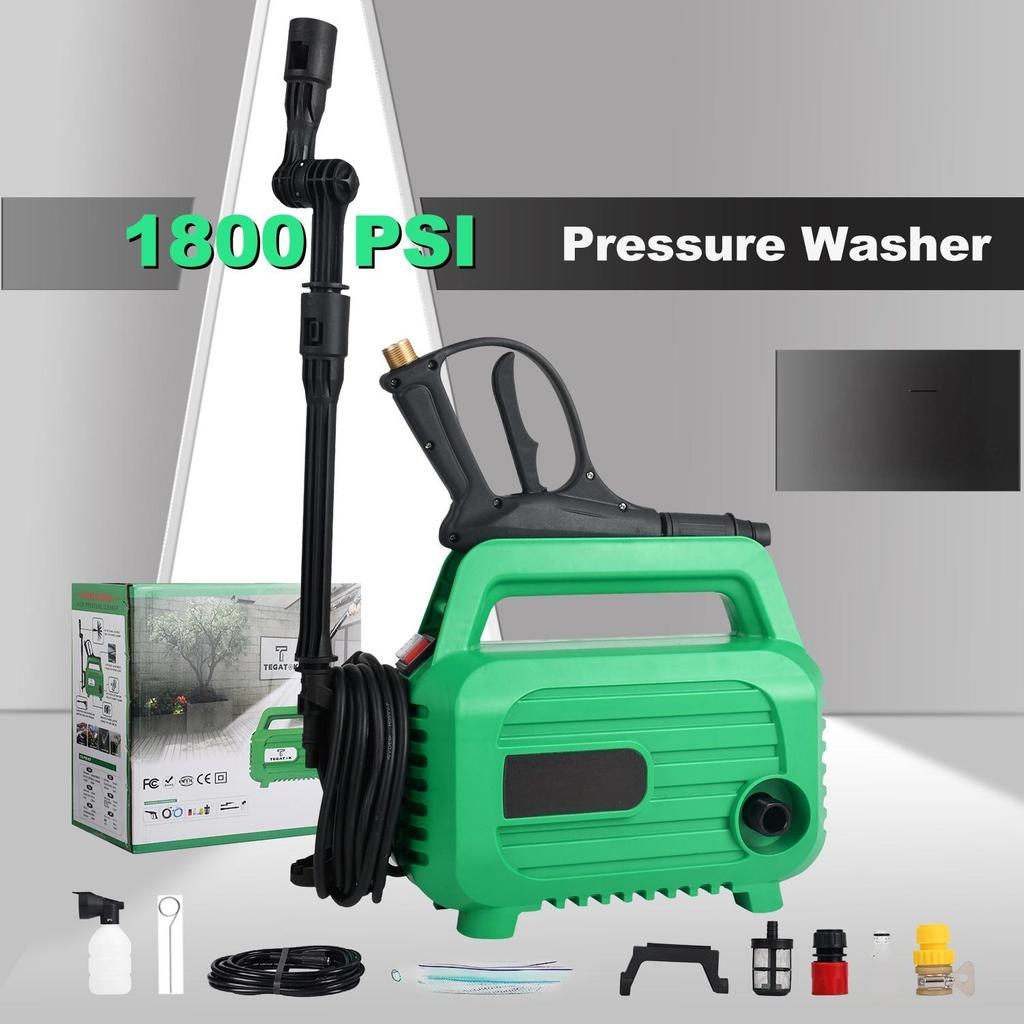 Portable Handy Plastic Pressure Washer Electric Power Source Car Washing Local EU Warehouse