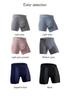 Men's Breathable Modal Mesh Boxer Briefs: Antibacterial, Seamless, Plus Size Comfort