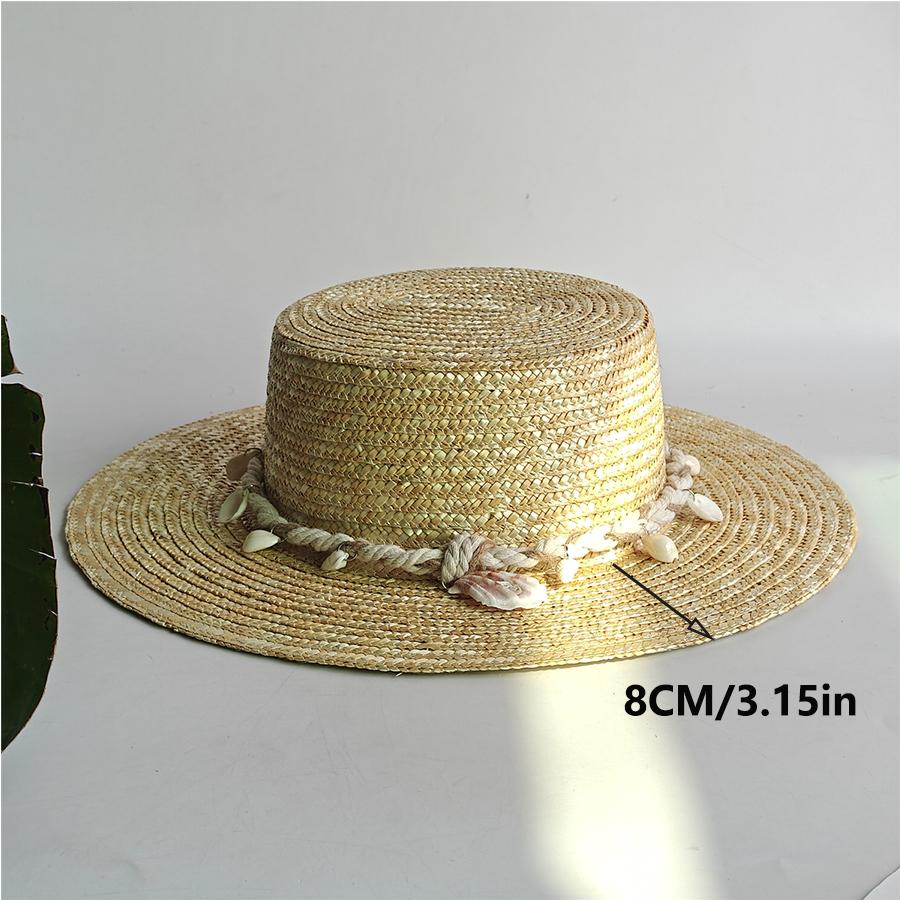 Cappello Estivo in Paglia Naturale Jazz Oversize Cappello Parasole Estivo Cappello da Sole per Uomo e Donna Cappello da Pesca