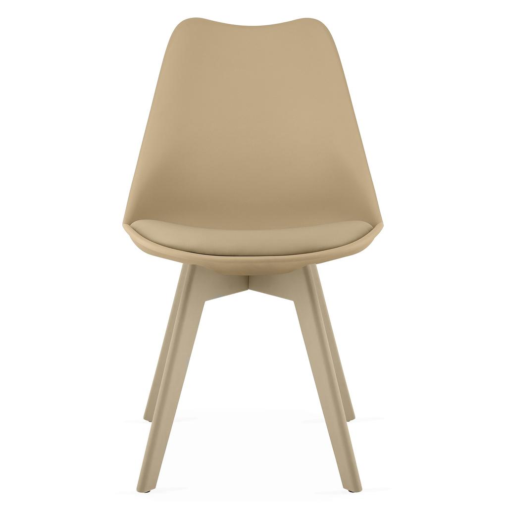 MARK Chair - Dark Beige / Beige Legs X 2