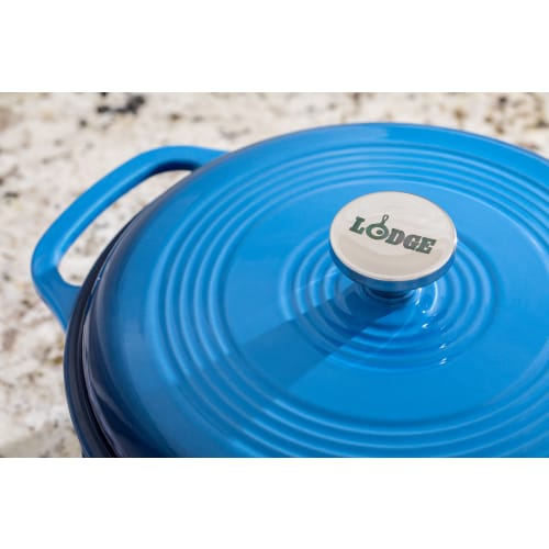 Lodge Enamel Dutch Oven, Blue, 5.7L, EC6D33
