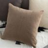 Home Lisle Velvet Pillowcase No Cores Simple Solid Color Sofa Pillowcase Office Cushion Cover