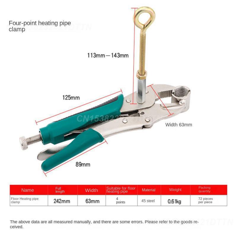Lock Vise Mini Manual 45 Steel Hand Tools Repair Tools Heavy Welding Adjustable Grip Clamp Anti-skid Locking Pliers