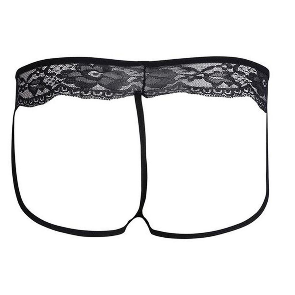 Sexy Men Lingerie Lace G-string Bikini Underwear Underpants Nightclub Stage