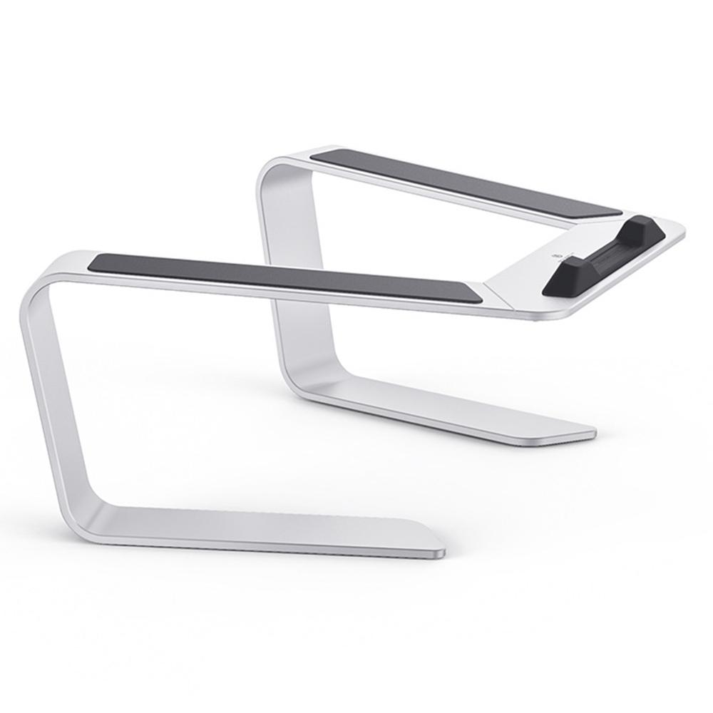 

BONERUY P49 Desktop 11-15 Inch Notebook Computer Stand Portable Aluminum Alloy Fast Heat Dissipation Laptop Riser Holder Silver