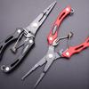 Stainless Steel Fishing Pliers Hook Remover Outdoor Fish Line Cutter Tool Comfortable Grip Scissors Fishing Accessories