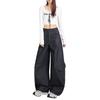 Women's 2025 Autumn Retro Wide-Leg Cargo Pants