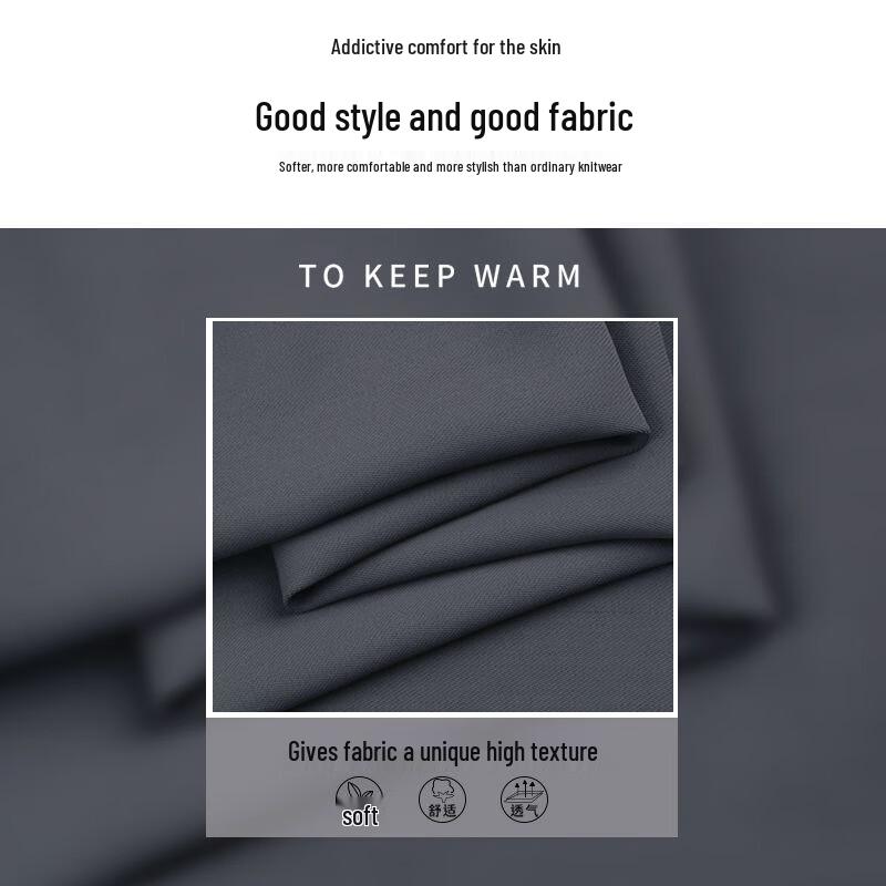 Langsha Women's High-Waist Drapey Wide-Leg Suit Pants