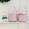 1pc Easter Gift Basket Cute Bubble Gauze Lace Candy Storage Bucket Fabric Hand-held Party Gift Basket Modern Simple