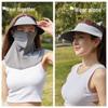 Women's Ice Silk UV Protection Full Face Mask