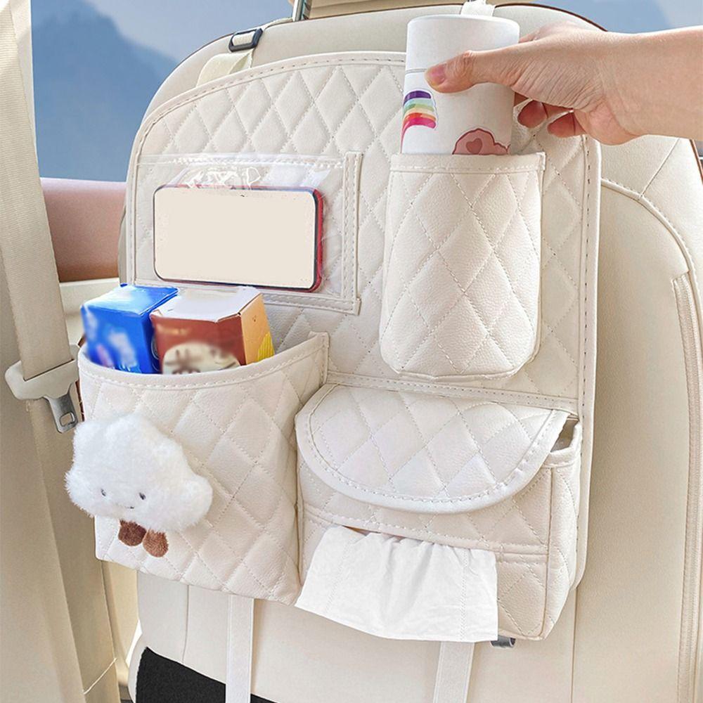 Household Car Seat Back Hanging Bag Multi-Pocket Car Document Holder  Car Accessories
