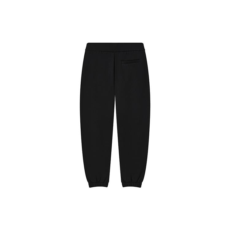 Fila Fleece Logo Knit Sports Pants Men Bottoms Black F51M249699F-BK