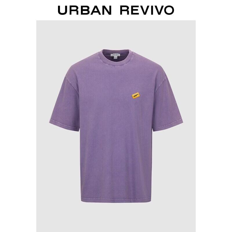 UR2026 Men s Embroidered Round Neck T-Shirt M