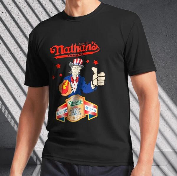 Men s and Women s T-shirts Joey Chestnut Nathans Hot Dog Eating L