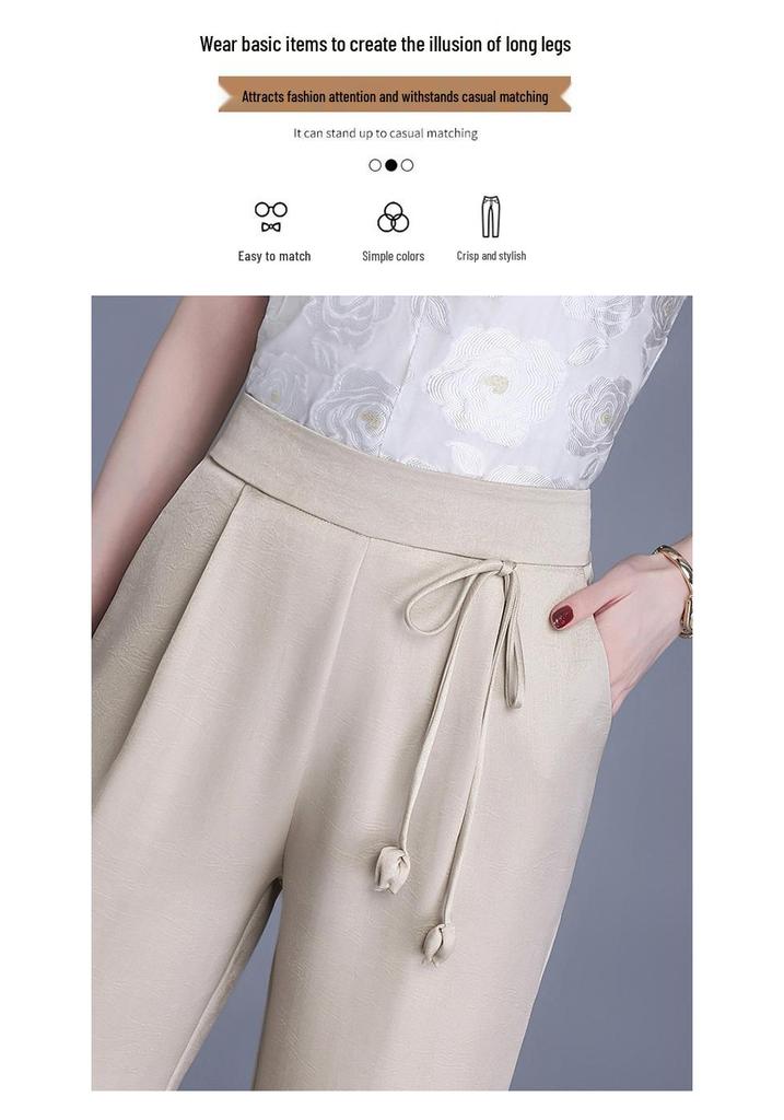 2026 Trendige High-Waist Weitbeinige Hosen für Frauen mittleren Alters: Lässige, stilvolle, verjüngende Frühlingsmode