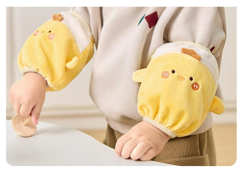 Nidoran 2025 Kids' Autumn/Winter Arm Protectors - Anti-Stain, Warm Sleeves for Boys & Girls