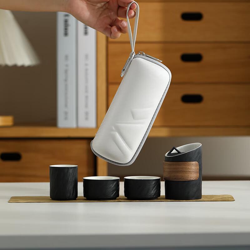 Haolaibao Portable Ceramic Travel Tea Set
