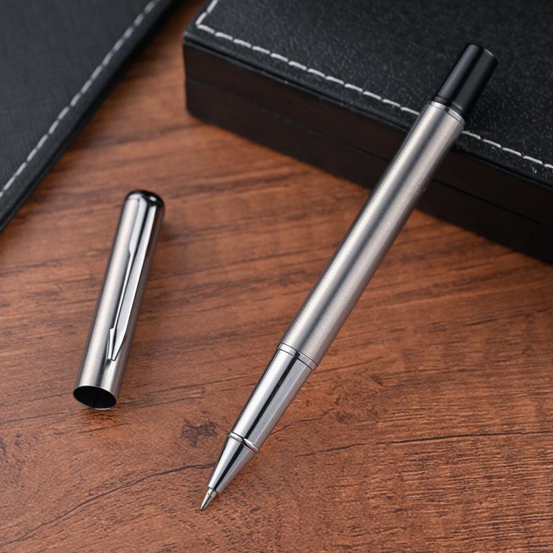 Straight Hair Multi-Color Metal Signature Pen, Neutral Fountain Pen, Orb Pen, Business Advertising, Gift Pen Print