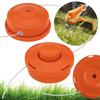 String head for a petrol brushcutter