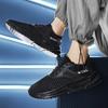 2022 Summer Men Sneakers Breathable Athletic Shoes Hollow Mesh Fitness Training Shoes Fashion Running Shoes Casual Shoes White