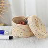 2pcs Sturdy Cotton Rope Storage Baskets With Lid Designs for Keeping Living Space Neat and Tidying Household Use