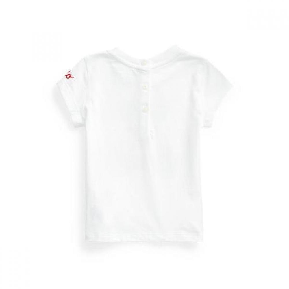 Ralph Lauren Baby Girl Polo Bear Cotton Jersey Tee Cwpotshf8020055100