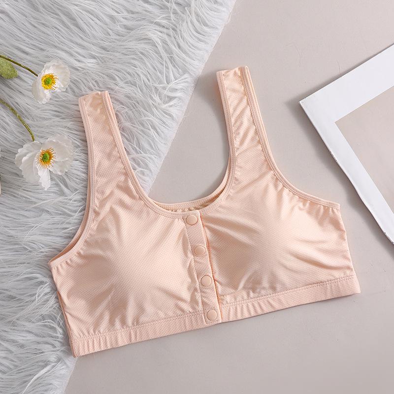 Plus Size Front Closure Modal Bra for Middle-Aged and Elderly Women