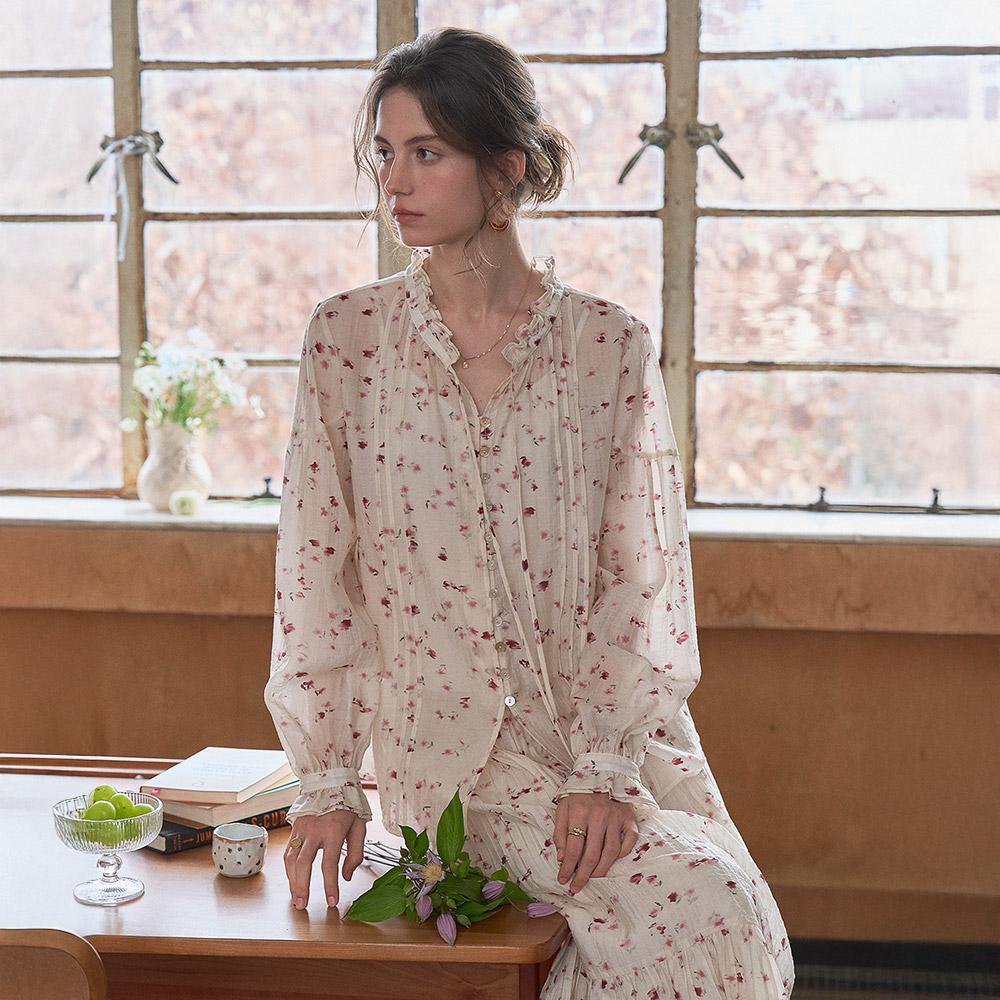 Simpeulleteulo Sr_Wind Floral Blouse