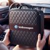 Car Leather Storage Bag High-capacity Auto Trunk Handbag For Volkswagen VW GTI Polo Golf Passat Tiguan Arteon Touareg CC Taigo zf0
