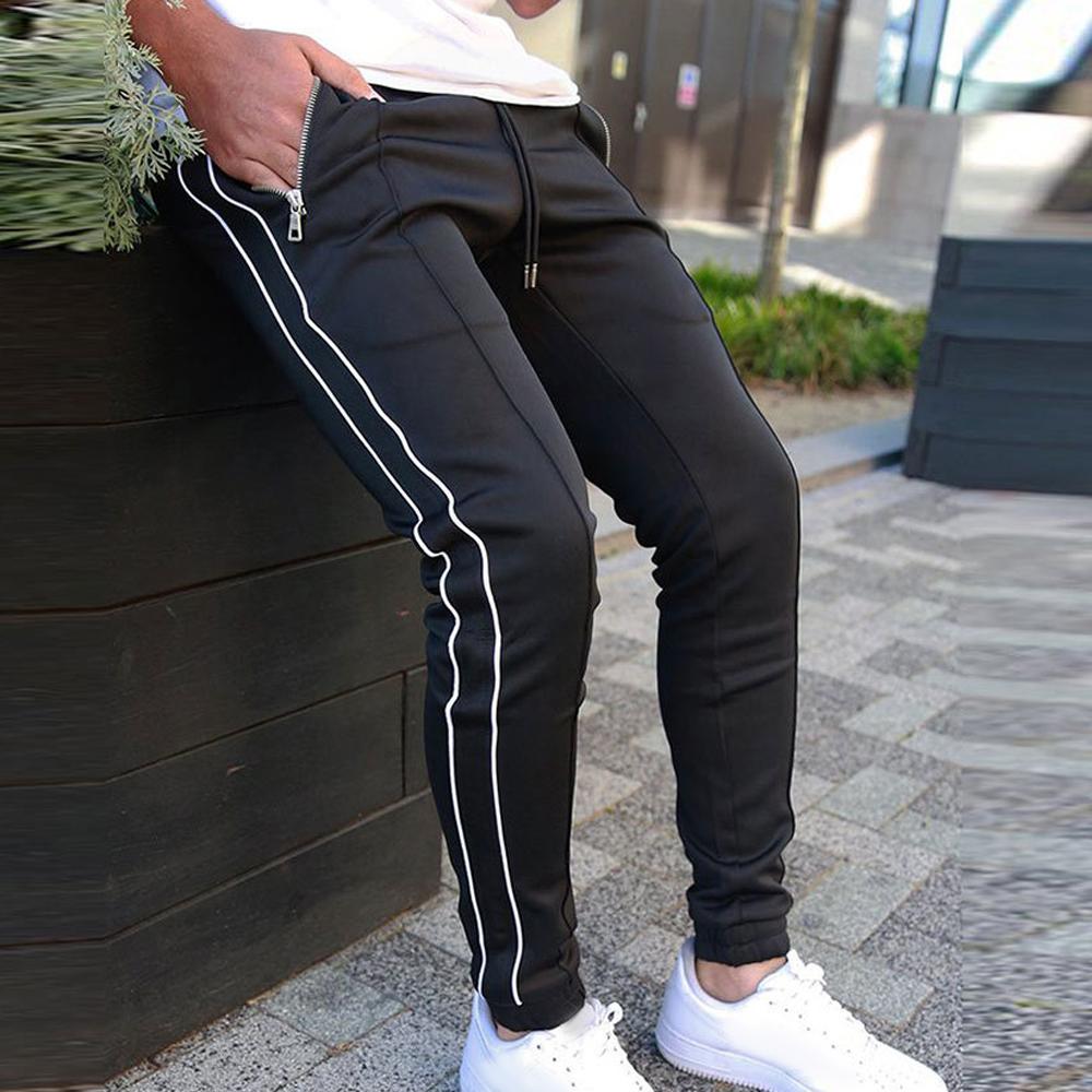 Buy Colorblock Sports Pants Lace Up 