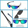4 Pairs of Fashionable Polarized Unisex Glasses Suitable for Summer Cycling Sports Leisure Driving and Daily Commuting