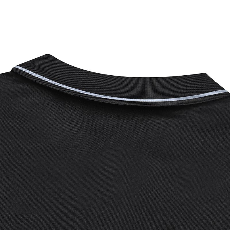 FILA Polo Shirts Men's Black Polo Collar Moderate Straight Fit F51M427106ABK