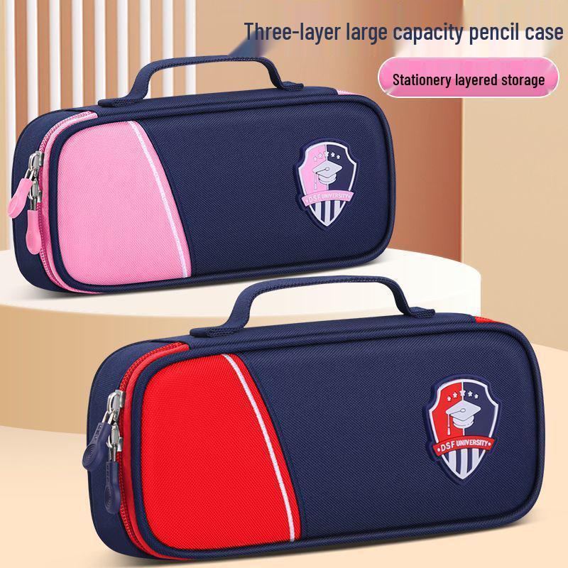 Korean Style Large Capacity Pencil Case for Students - Simple Design