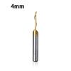 For Cutting Aluminum Spiral End Mill Cutter 1pc 3-12mm Head 80mm Length Engraving Single Flute Newest Protable