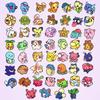 53PCS Kawaii Anime Pocket Monsters Stickers Pikachu DIY Laptop Luggage Skateboarding Mobile Cartoon Student Toys Gift Stickers