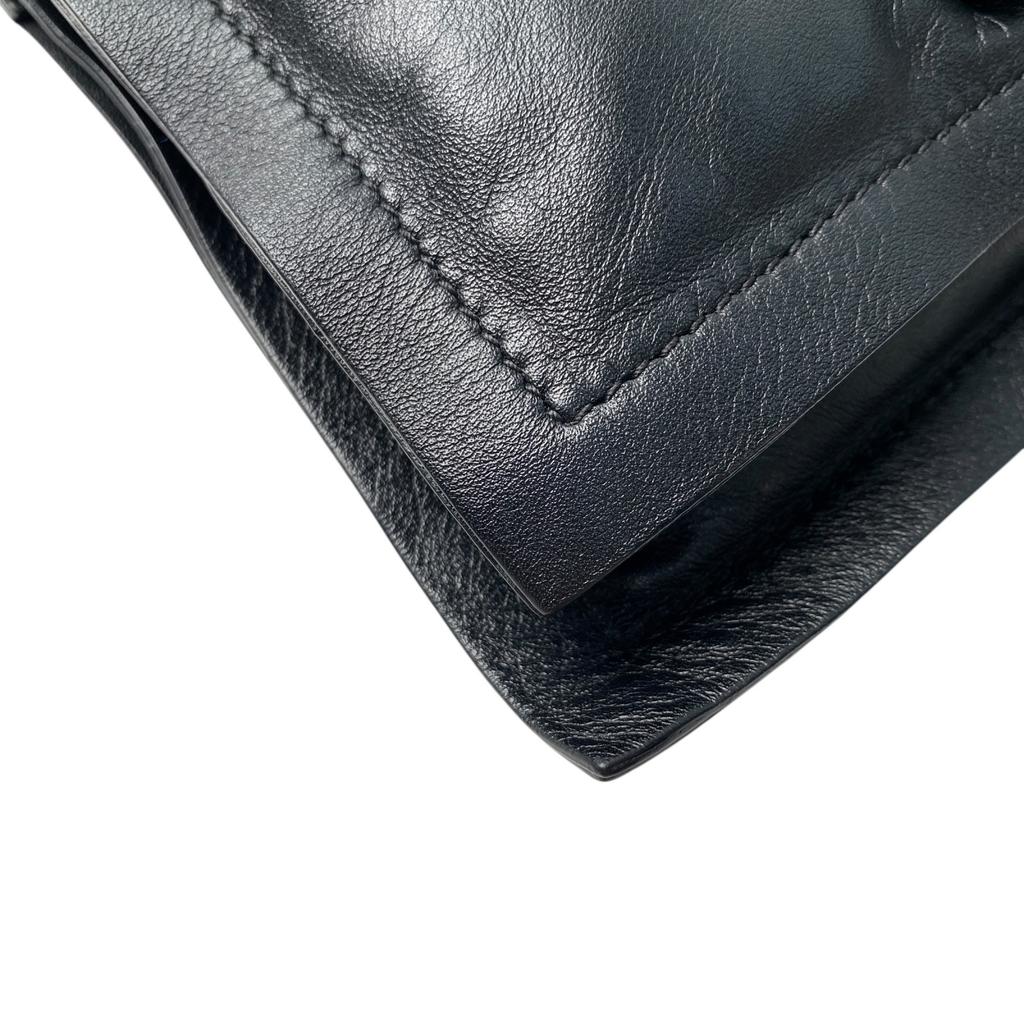 Used Salvatore FerragamoShoulder Bag Black Leather Women