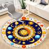 1pc Astrology Wheel Chair Carpet for Office, Soft, Non-Slip Polyester Mat, Office, Entryway, Living Room, Bedroom,  yy251207282