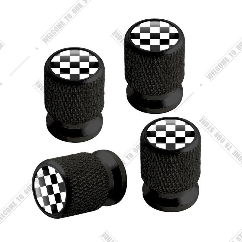 

Car CNC Aluminum UK Flag Emblem For Mini Cooper Jaguar Land Rover Ford Opel Honda Nissan 4pcs Tire Valve Air Port Stem Cover Cap