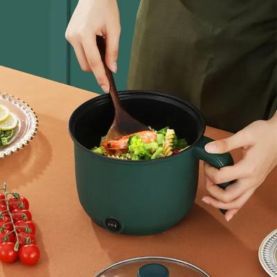 1.5L Mini Electric Rice Cooker Multifunctional Cooking Pot Non Stick Safe Stockpot Portable for Home Kitchen Use