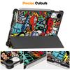 For Honor Pad V9 Case Pattern Print Leather Stand Tablet Cover