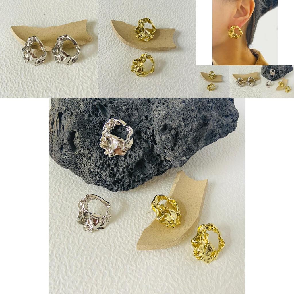Elegant 2023 Womens Alloy Earrings In Gold And Silver With Retro Irregular Patterns