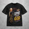 Casual Men Women Sophie Cunningham Pointing Meme Tee Shirt Oversize Washed  T Shirts Clothing