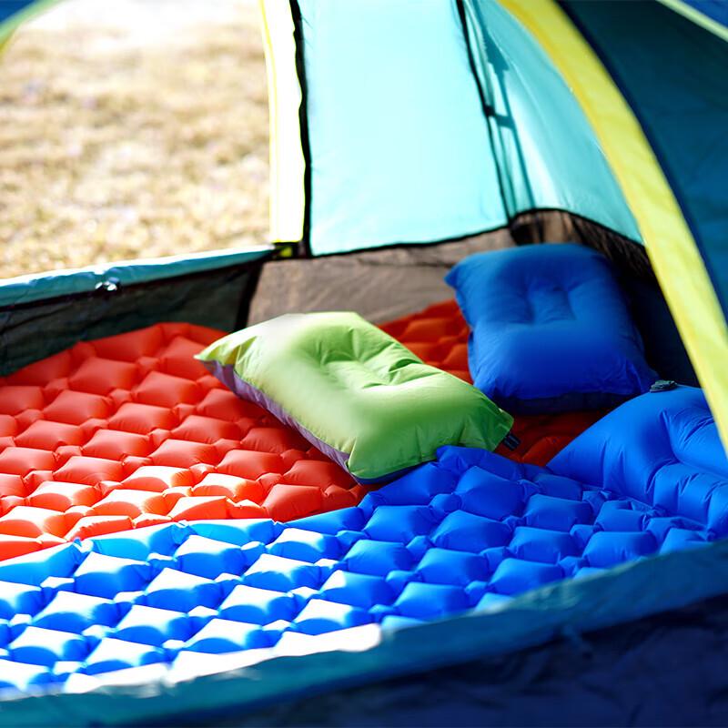 CNMF Outdoor Camping Inflatable Sleeping Pad with Built-in Pump