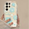 Custodia per Telefono Pittura ad Olio Fiore Onda per Samsung Galaxy S23 S24 S25 S26 Ultra S22 S21 S20 Plus FE A15 A16 A34 A35 A54 A55 Cover