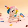 LOZ 9204 Cartoon Rainbow Horse Animal Pet Monster 3D Model DIY Mini Diamond Blocks Bricks Building Toy for Children Gift No Box