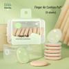 8-Piece Mini Triangle & Water Drop Thumb Cushion Makeup Sponge Set