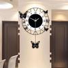 Clock Stylish Metal Analog Wall Clock for Living Room, Office, Kitchen, Home and Hall Fancy Big Size Modern Wall Watch ( 40 CM)