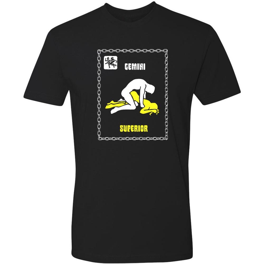 Ретро Новинка Футболка Эротическая Астрология Зодиак Близнецы 70-е Ван Чоппер Тату Унисекс Футболка S