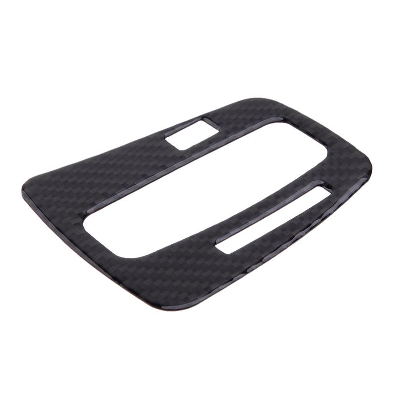 2pcs Inner Carbon Fiber Gear Shift Box Panel Cover Trim Frame Sticker Fit For Honda CRV CR-V 2007 2008 2009 2010 2011 LHD