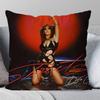 Singer D-Doja Cat Pillow Case Square Pillow Bedroom Sofa Leisure Comfort Cushion Car Living Room Home Decoration